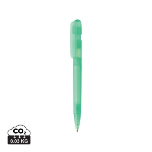 Stylo transparent en ABS recyclé et certifié GRS Devin 7