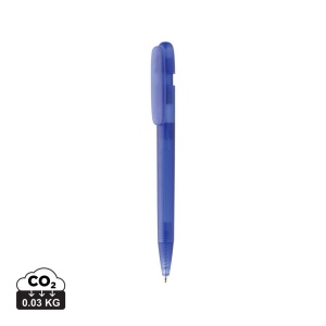 Stylo transparent en ABS recyclé et certifié GRS Devin 5