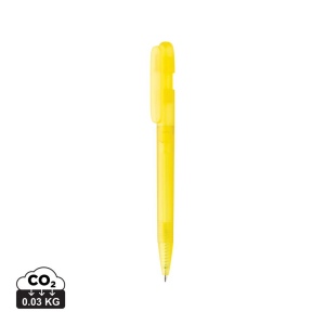 Stylo transparent en ABS recyclé et certifié GRS Devin 6