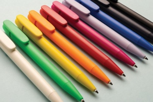 Stylo couleur uni en ABS recyclé et certifié GRS Devin 43