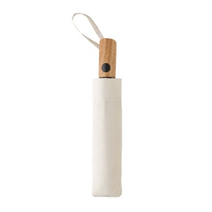 Mini parapluie 21" à ouverture auto en bois d'acacia Kaycey 14