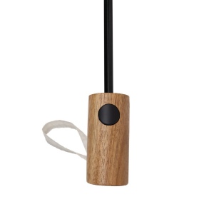 Mini parapluie 21" à ouverture auto en bois d'acacia Kaycey 15
