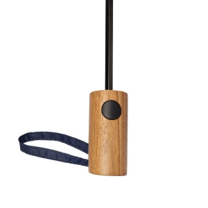 Mini parapluie 21" à ouverture auto en bois d'acacia Kaycey 23