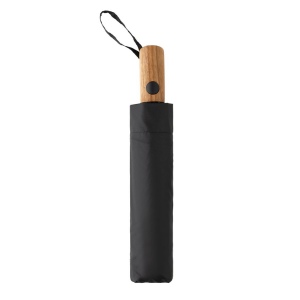 Mini parapluie 21" à ouverture auto en bois d'acacia Kaycey 7
