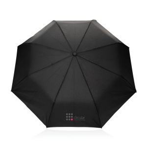 Mini parapluie 21" à ouverture auto en bois d'acacia Kaycey 9