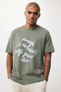 T-shirt coupe boxy en coton recyclé IQONIQ Teide 145