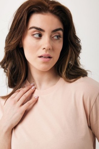 T-shirt coupe boxy en coton recyclé IQONIQ Teide 245