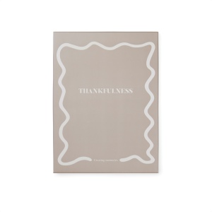 VINGA Thankfulness Journal intime en papier recyclé GRS 10