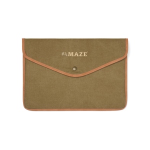 VINGA Pochette ordinateur 16" en toile recyclée GRS Bosler 14