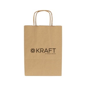 Sac papier kraft anses torsadées 4