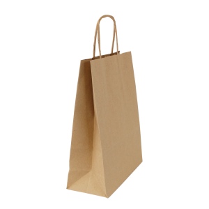 Sac papier kraft anses torsadées 2