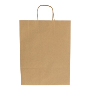 Sac papier kraft anses torsadées 2