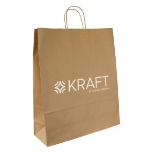 Sac papier kraft anses torsadées 3