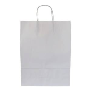 Sac papier blanc anses torsadées 2