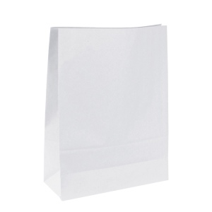 Sac papier blanc sans anses