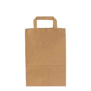 Sac papier kraft anses plates 2