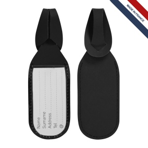 Porte-étiquette cuir régé. 3