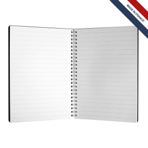 Cahier spiral cuir régé. 3