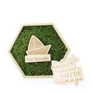 Trophée mousse hexagonal 3