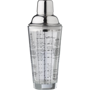 Shaker gradué en verre et en inox Adela 5