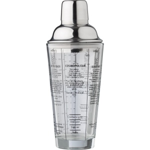 Shaker gradué en verre et en inox Adela 10