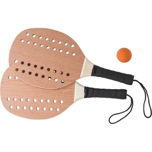Raquettes de tennis en bois de rose Sergio 5