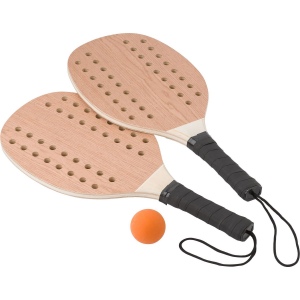 Raquettes de tennis en bois de rose Sergio 9