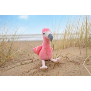 Peluche ‘Flamant rose’ en polyester Alicia 4