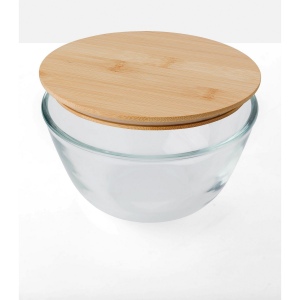 Saladier en verre et bambou Isabeau 7