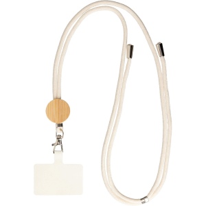 Porte-téléphone lanyard en coton Lucia 2