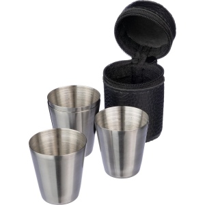 Set de 4 verres à shot en inox Benjamin 4
