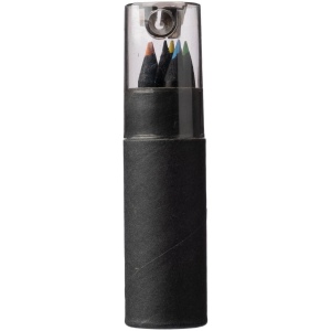 Tube en carton recyclé de 6 crayons Beate 2