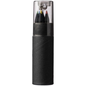 Tube en carton recyclé de 6 crayons Beate