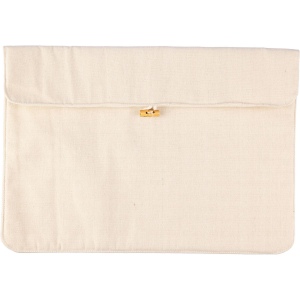 Pochette ordinateur portable en coton 220 gr/m² Dirk 3