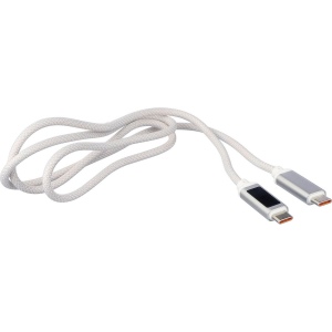 Câble de charge et de transfert en tissu nylon 65W Claudia 15
