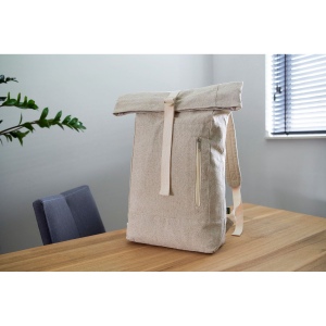 Sac à dos roll-top en chanvre Margarete 7