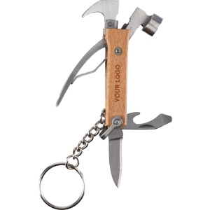 Outil multifonction en bambou avec porte-clés Heinrich 3