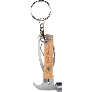 Outil multifonction en bambou avec porte-clés Heinrich 4