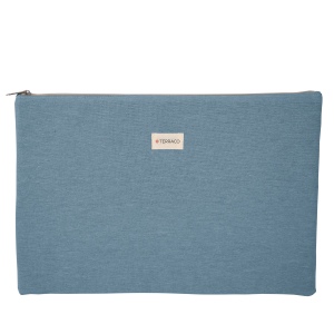 Sacoche ordinateur 17" coton recyclé 8