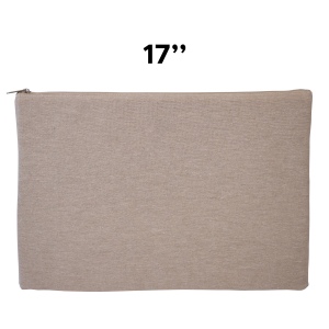 Sacoche ordinateur 17" coton recyclé 4