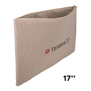 Sacoche ordinateur 17" coton recyclé