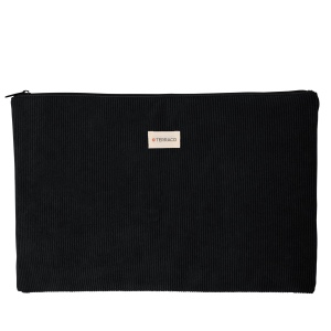 Sacoche ordinateur 17" velours côtelé 6