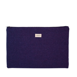 Sacoche ordinateur 14" coton recyclé 6