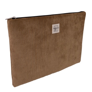 Sacoche ordinateur 14" velours côtelé 9
