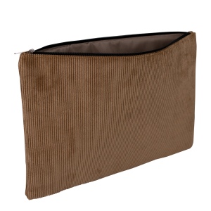 Sacoche ordinateur 14" velours côtelé 10