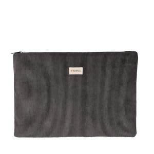 Sacoche ordinateur 14" velours côtelé 5