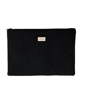 Sacoche ordinateur 14" velours côtelé 6