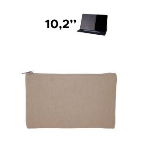 Sacoche tablette 10,2" coton recyclé