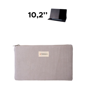 Sacoche tablette 10,2" velours côtelé 2