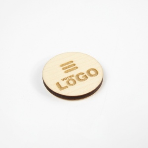 Badge BOIS 30 ou 40 mm - France 3